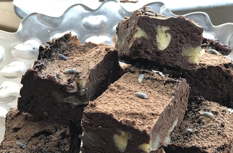 Pure chocolade fudge... of toch brownie?